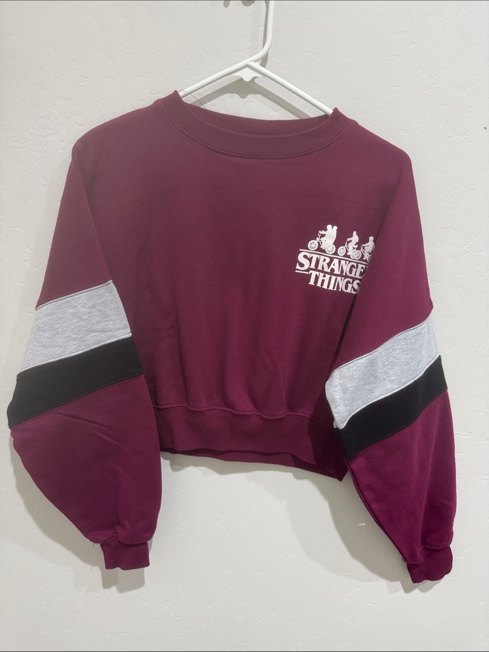 Stranger Things Cropped Sweatshirt